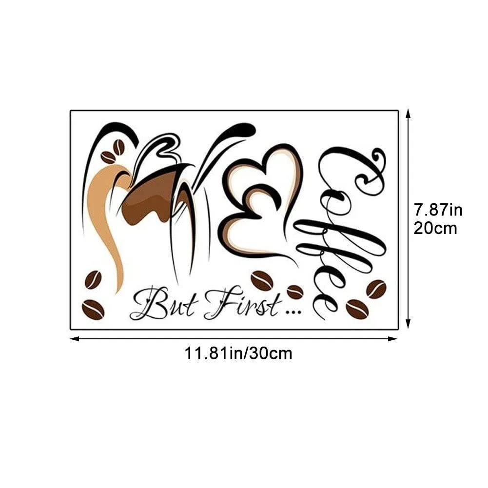 Наклейки на стіну Кавова чашка вінілові знімні кавова станція, фото №7