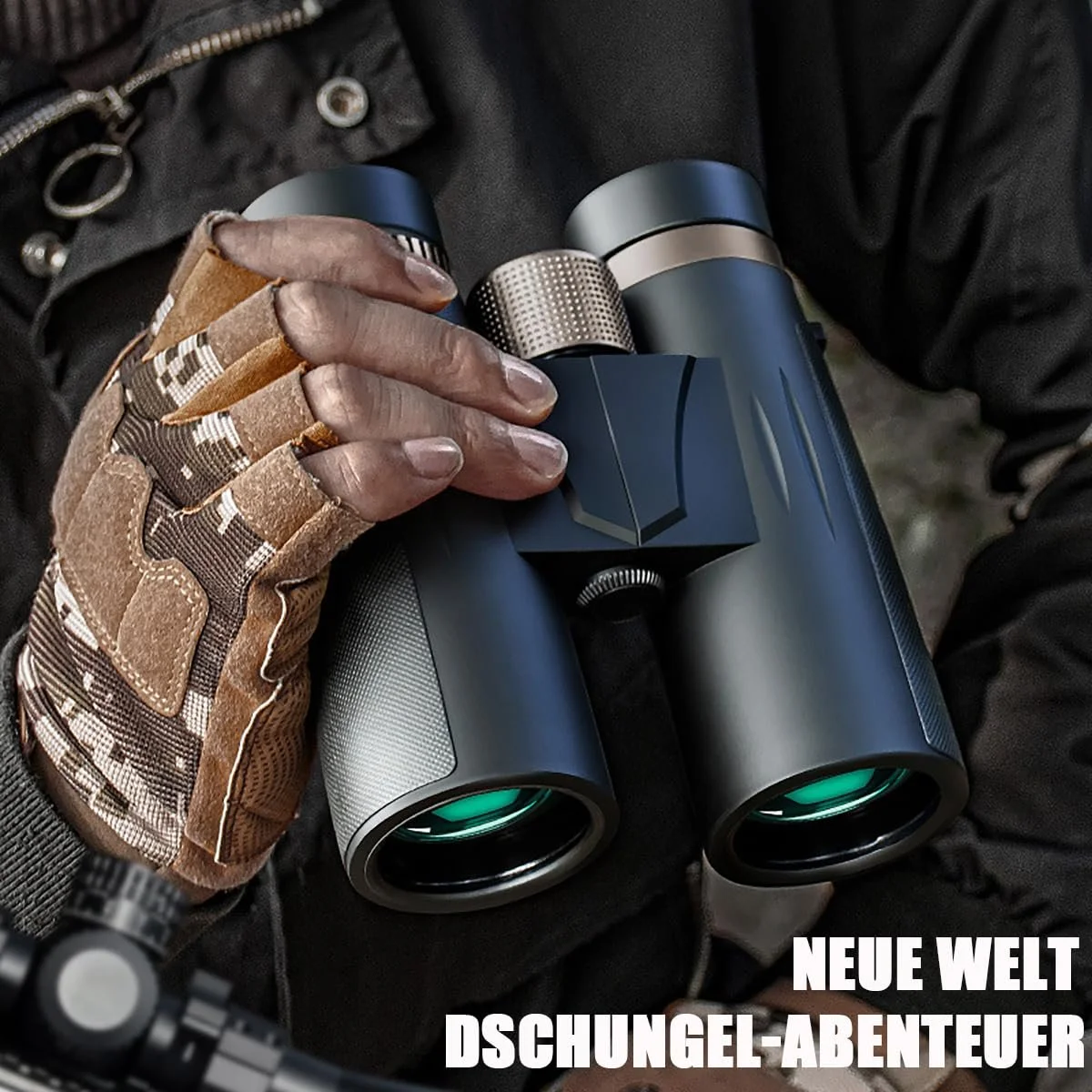 Бінокль DOCANIO Compact 10x42 510 г FMC, фото №2