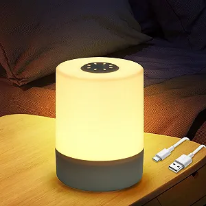Настільна лампа LED Bedside Lamp Touch Dimmable USB Rechargeable Акумуляторна - Фото 1