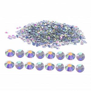 Набор страз FRCOLOR для рукоделия, клеевых, для ваз, набор для ванны, стеклянные, плоские, кристальные, 2880 штук - Фото 1