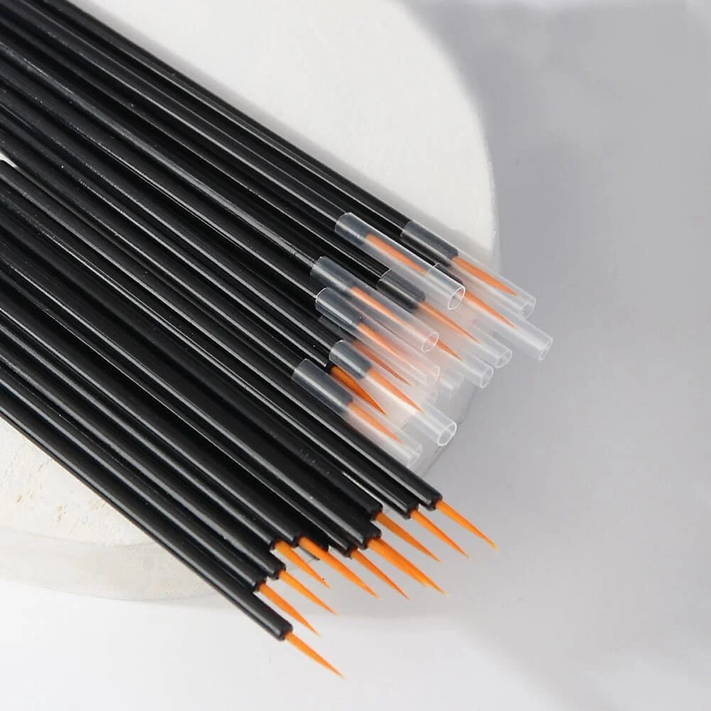 Кисть-аплікатор для підводки одноразова жовтий волокнистий наконечник 50 шт., фото №6 Кисть-аплікатор для підводки одноразова жовтий волокнистий наконечник 50 шт., фото №6