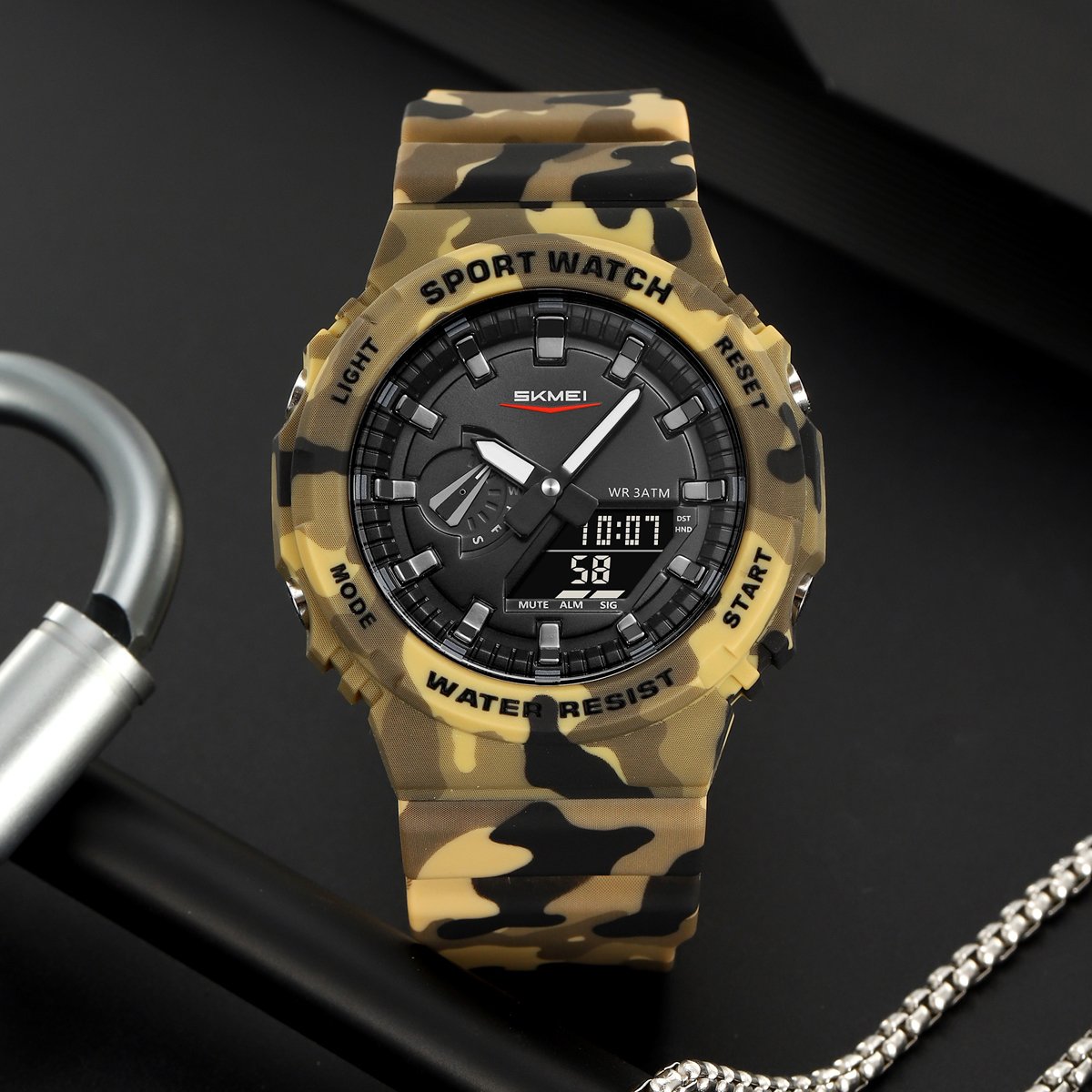 Годинник Skmei 2351CMDT Desert Camouflage, фото №4
