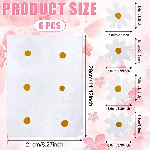 Наклейки на стіну Ромашки 36 шт. Білі synthetic.ua - Фото 1