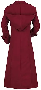 Пальто Gothicana by EMP Женское С большим капюшоном Фиолетовый synthetic.ua - Фото 1