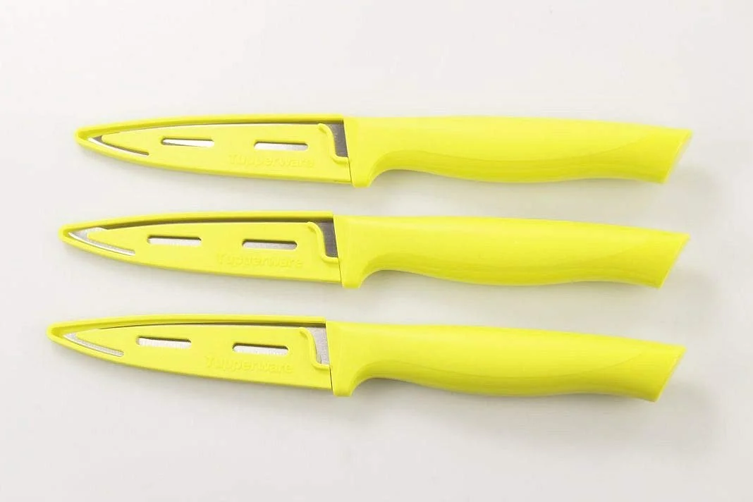 Нож универсальный TUPPERWARE Essential Series Желтый для Овощей, фото №2 Нож универсальный TUPPERWARE Essential Series Желтый для Овощей, фото №2