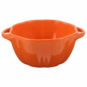 Мини-кастрюля в форме тыквы керамическая для супа и десертов декоративная - Фото 1