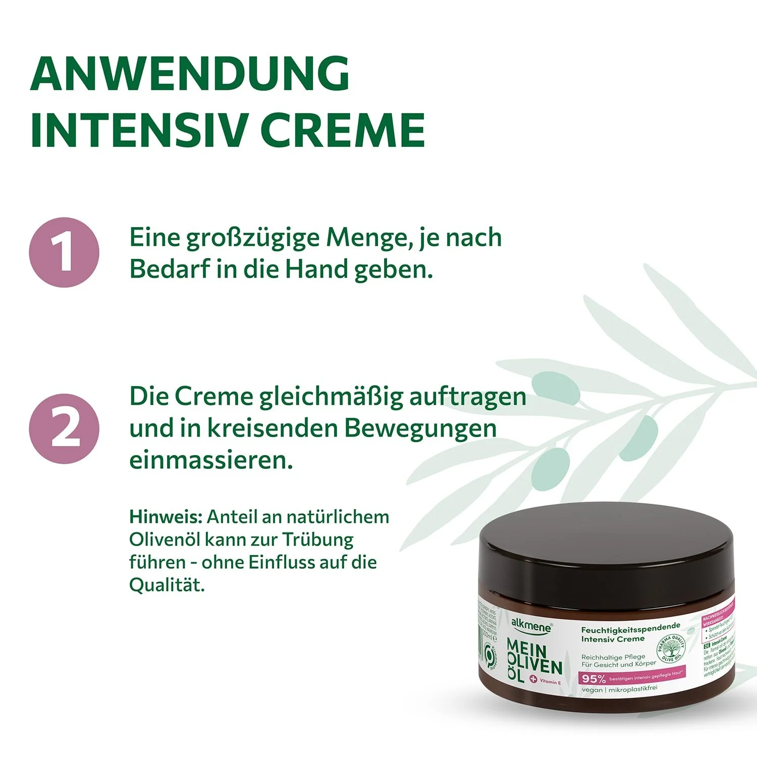 Крем для шкіри alkmene Intensive для сухої шкіри 200 мл, фото №4