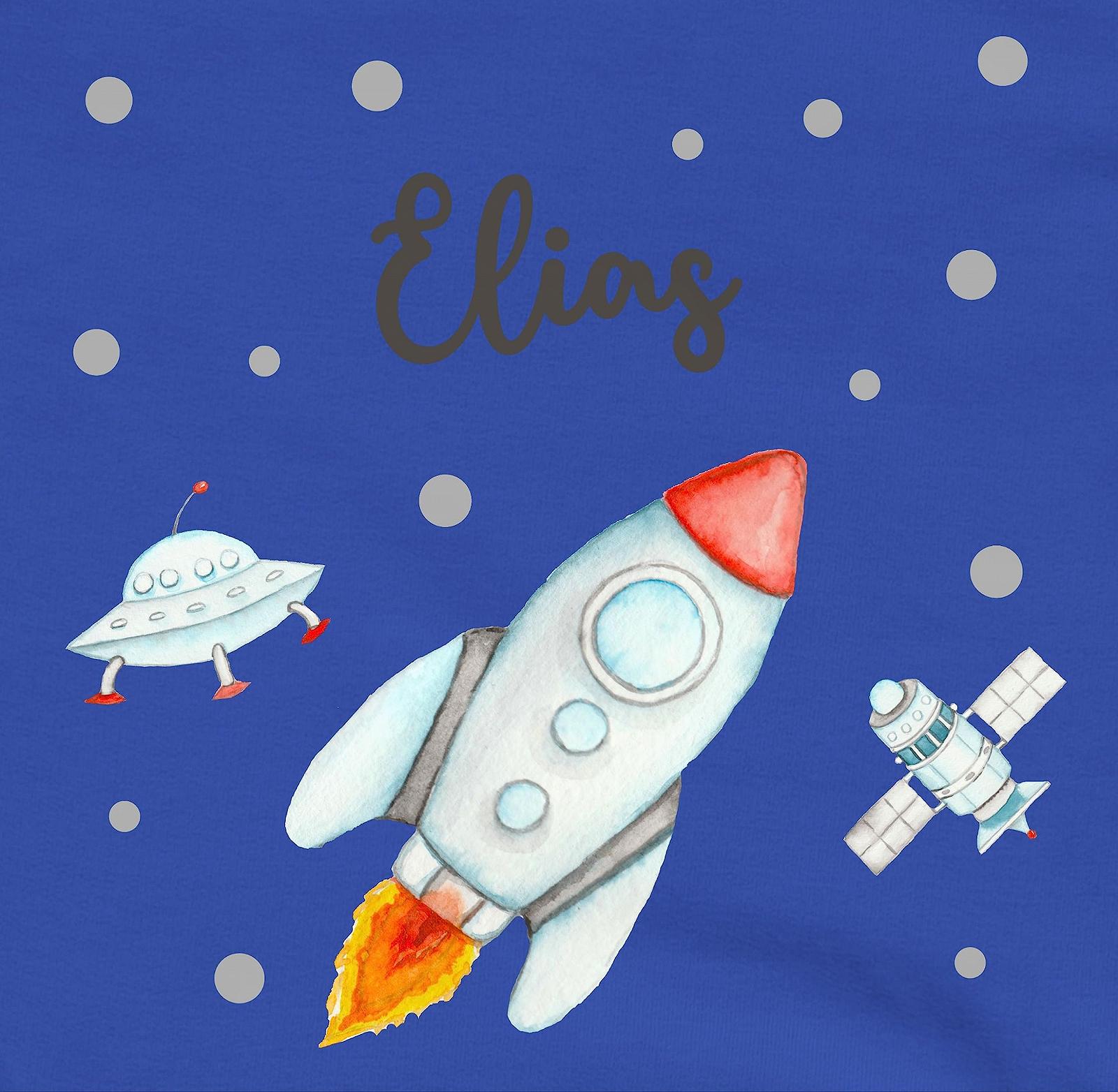 Свитшот Shirtracer Детский для мальчиков и девочек Космос - Полет ракеты, ракета, космос, астронавт, фото №2