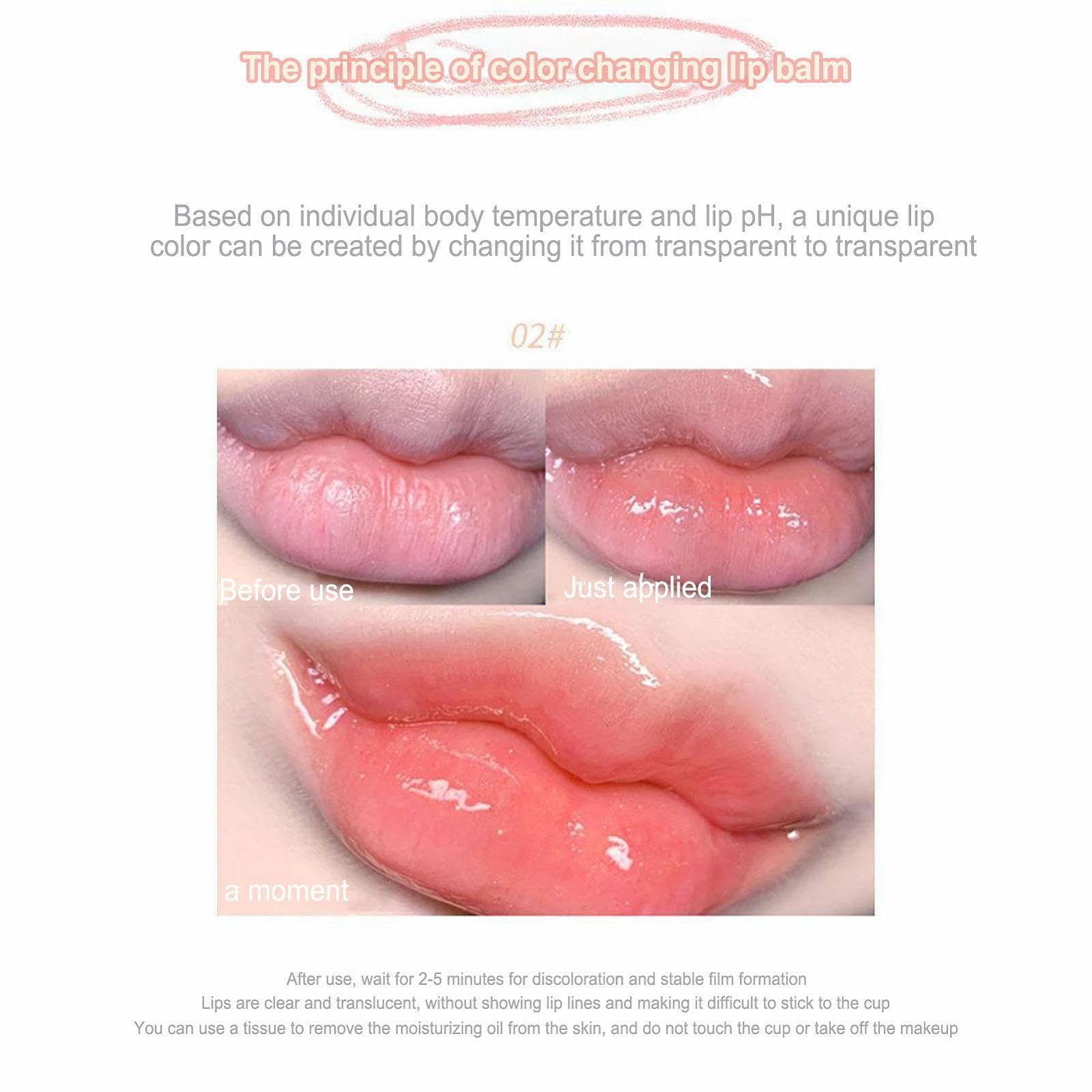 Блиск для губ Jikiaci PH Змінюючий Колір з чистою золотою фольгою, фото №6