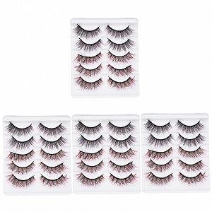 20 пар кольорові накладні вії 8D - Фото 1