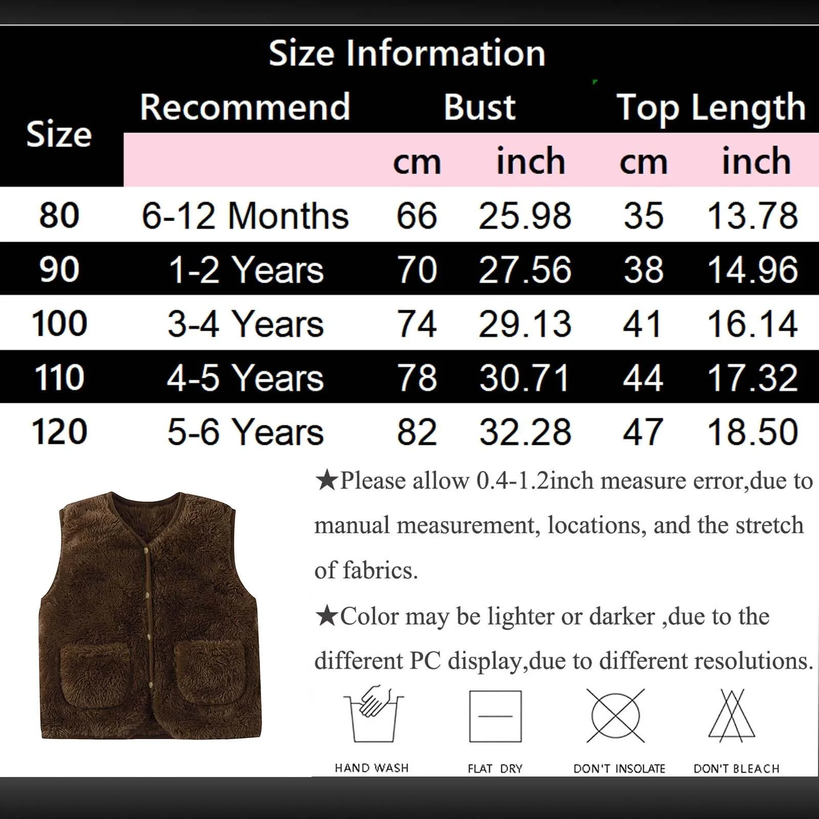 Жилет Teddy Fleece Дитячий для дівчаток Однотонний, фото №6