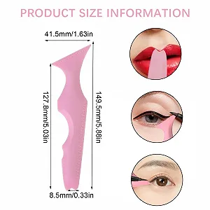 Шаблон для подводки глаз Eyeliner Helper, Силиконовый помощник для подводки, Многоразовый цена на synthetic.ua - Фото 1 Шаблон для подводки глаз Eyeliner Helper, Силиконовый помощник для подводки, Многоразовый synthetic.ua - Фото 1