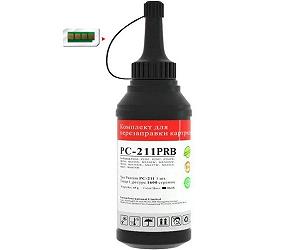 Pantum Комплект для заправки картриджа PC-230E/PC-211EV/PC-211P M6500/M6500W/M6550NW/M6607NW, P2207/P2507/P2500W/P2500NW 1600стор 1 тонер 1чіп Оновлений чіп 2023 synthetic.ua - Фото 1