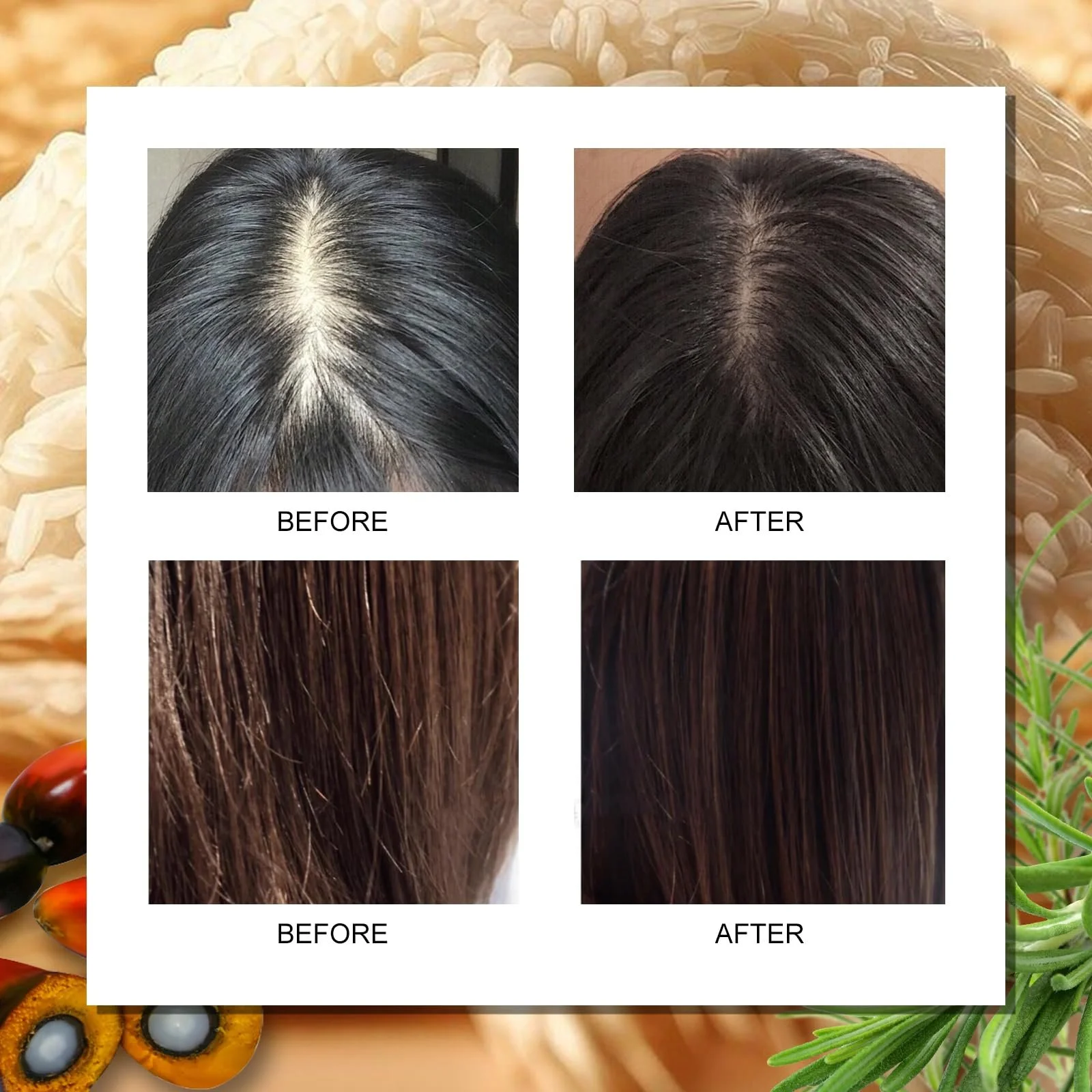 Олія-спрей Натуральна для прискорення росту волосся з олією батана, фото №5