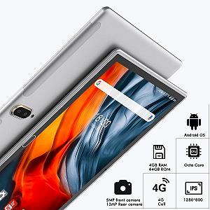 Планшет 10" ‎Zonko K118 4/64Gb 4G 2-SIM 8 ядер Android 13 6000 mAh Серый synthetic.ua - Фото 1
