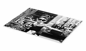 Постер Celebrity Collection Завтрак у Тиффани 90 x 60 см Чёрно-белый synthetic.ua - Фото 1