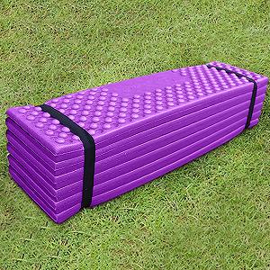 Килимок Abonda Foldable Мат Ultralight Foam 190 x 57 x 2 см Оранжевий / Пурпурний / Зелений / Синій synthetic.ua - Фото 1