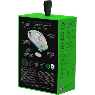 Мышка Razer Basilisk V3 Pro 35K Wireless/Bluetooth White (RZ01-05240200-R3G1), фото №9 Мышка Razer Basilisk V3 Pro 35K Wireless/Bluetooth White (RZ01-05240200-R3G1), фото №9