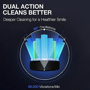 Електрична зубна щітка Wagner Stern VibroWave Plus Oscillation & Vibration Sonic IPX7 Waterproof synthetic.ua - Фото 1
