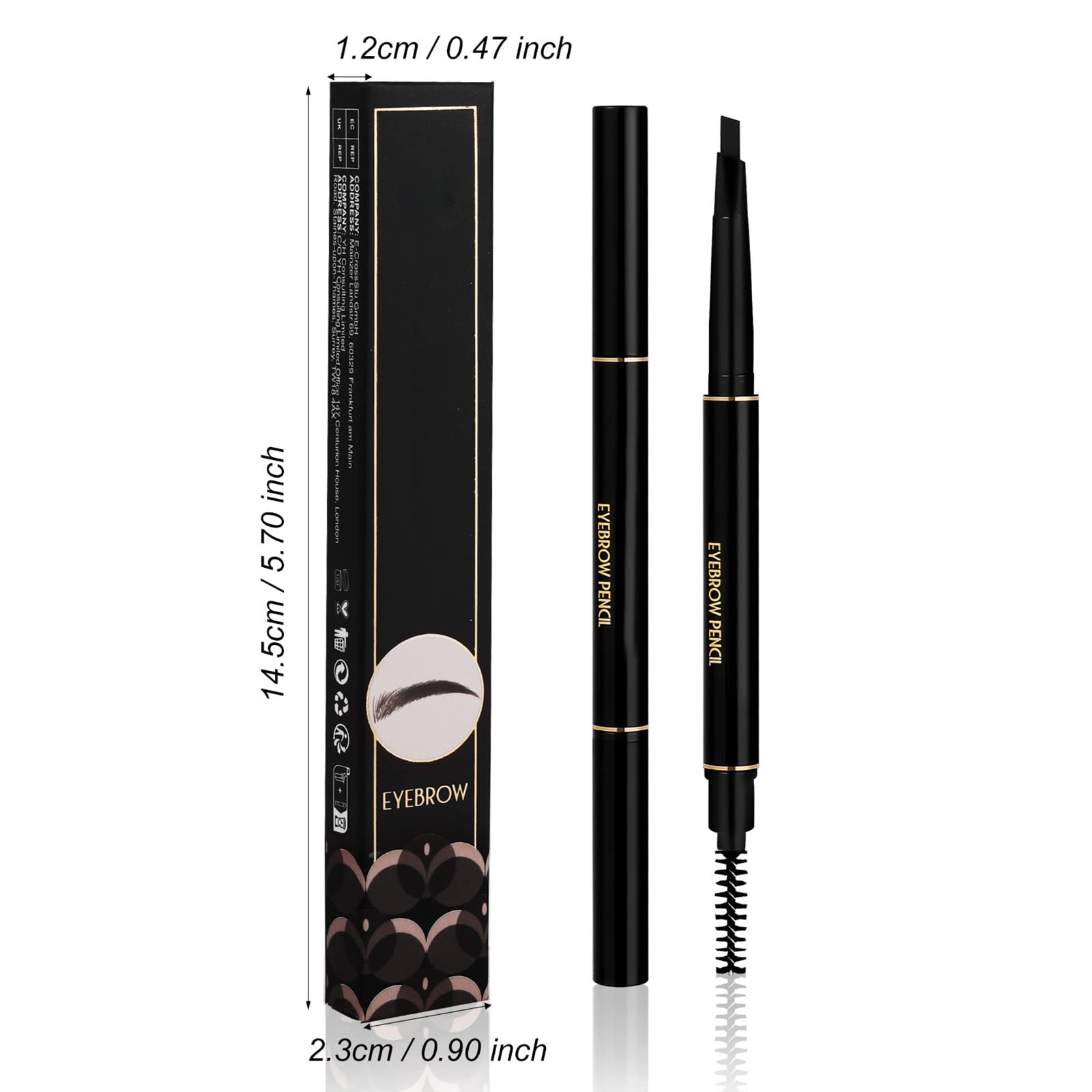 Карандаш для бровей Long Lasting Natural Look Eyebrow Pencil and Brush Liquid Tattoo Eyebrow Gel Long-Lasting Fibres, фото №6 Карандаш для бровей Long Lasting Natural Look Eyebrow Pencil and Brush Liquid Tattoo Eyebrow Gel Long-Lasting Fibres, фото №6