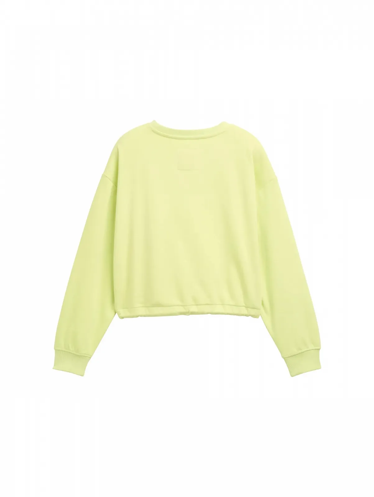 Укороченный свитшот для девочек TOM TAILOR с принтом, фото №2