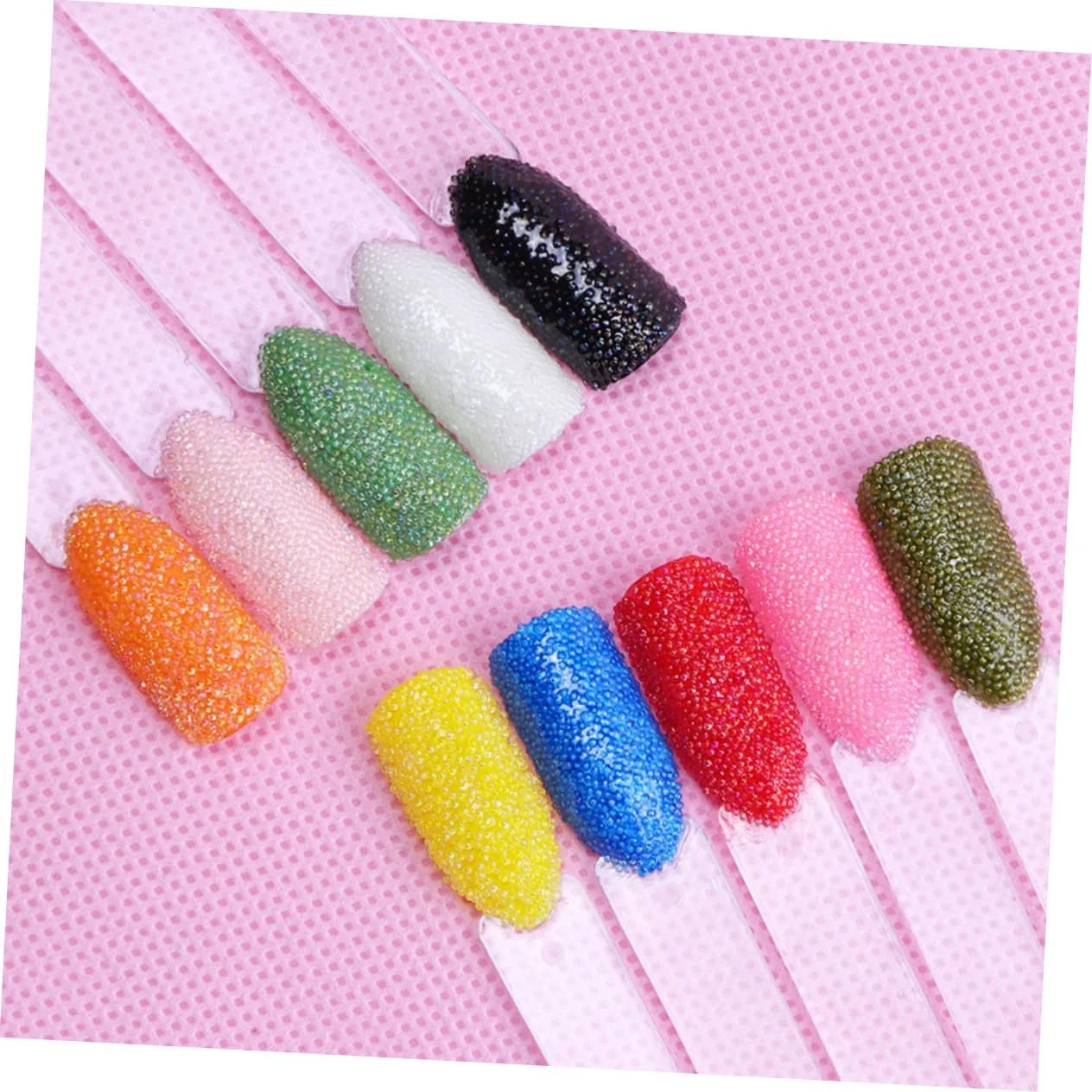 Стразы для ногтей Healvian, 5 шт., аксессуары для маникюра, хрустальная икра, фото №3