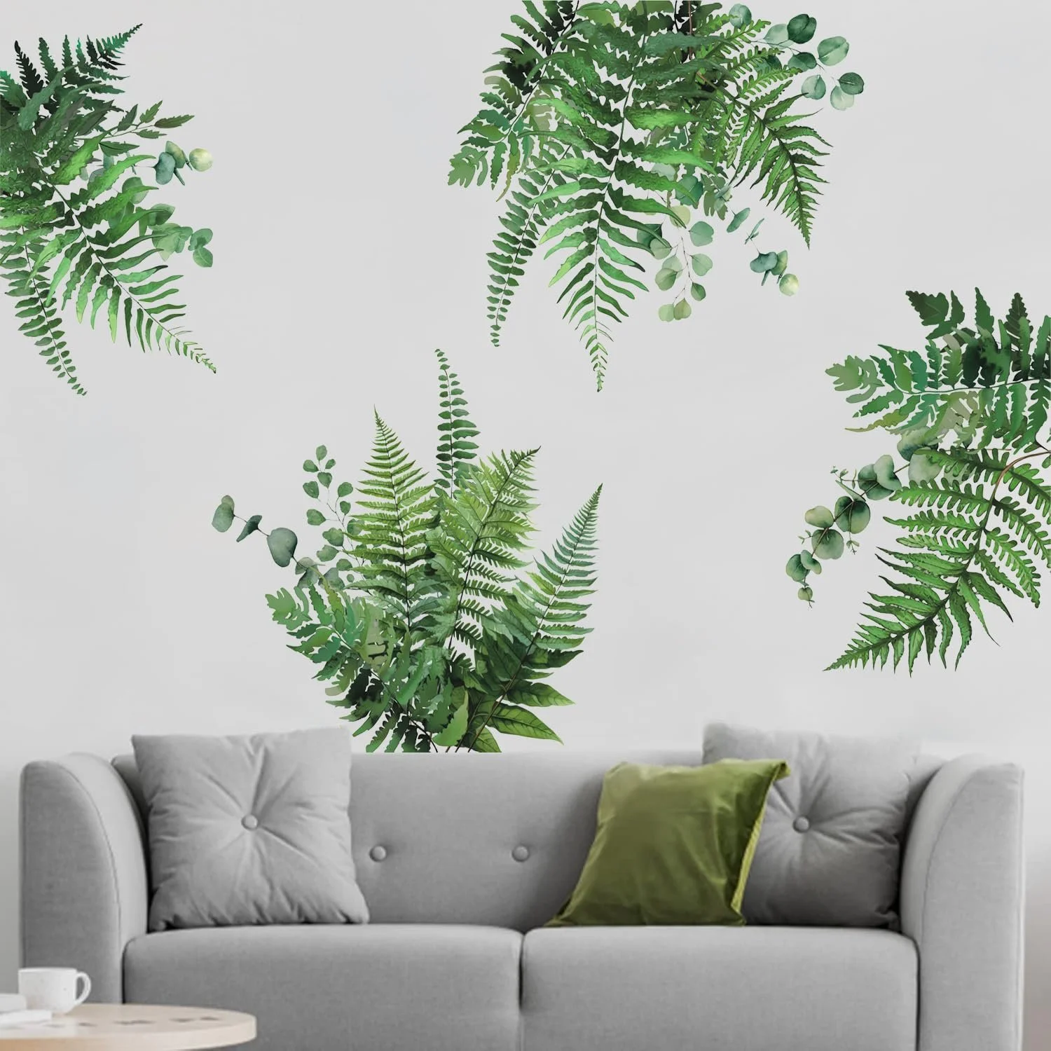 Наклейки на стіну HPNIUB Набір із 4 шт. Зелені рослини Знімні ліани, фото №6