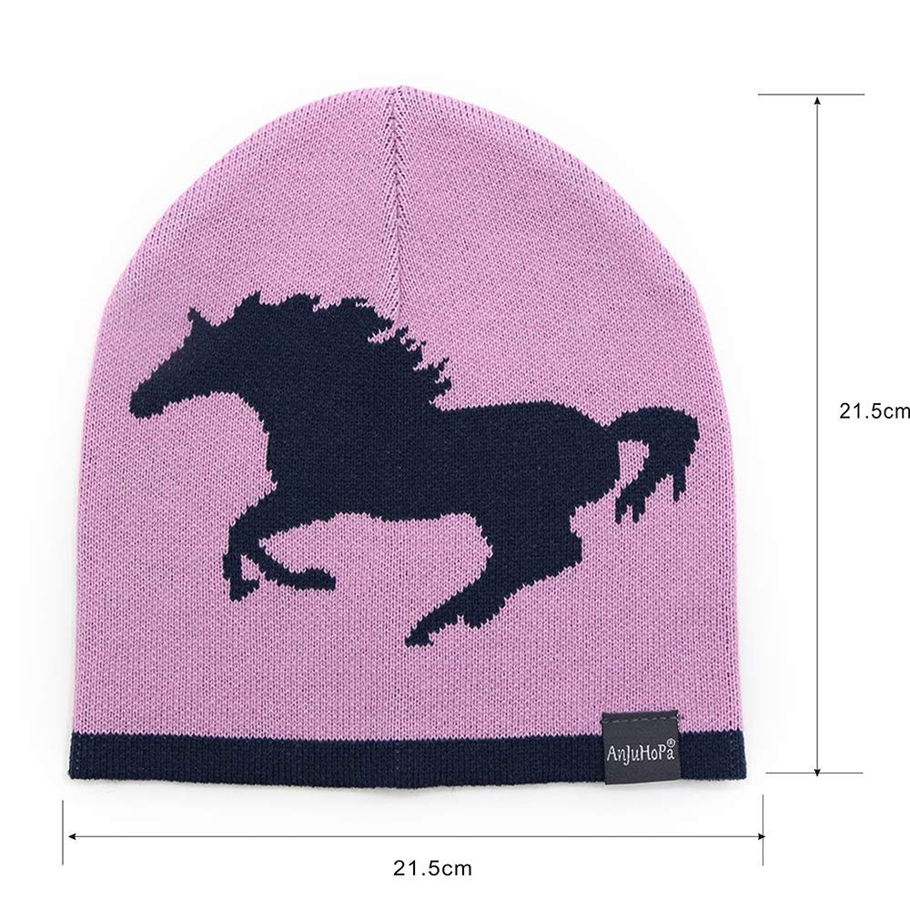 В'язана шапка AnJuHoPa з мотивом конячки або стразовою зіркою, фото №2 В'язана шапка AnJuHoPa з мотивом конячки або стразовою зіркою, фото №2