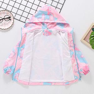 Куртка для дівчинки з капюшоном Весняна Осіння synthetic.ua - Фото 1