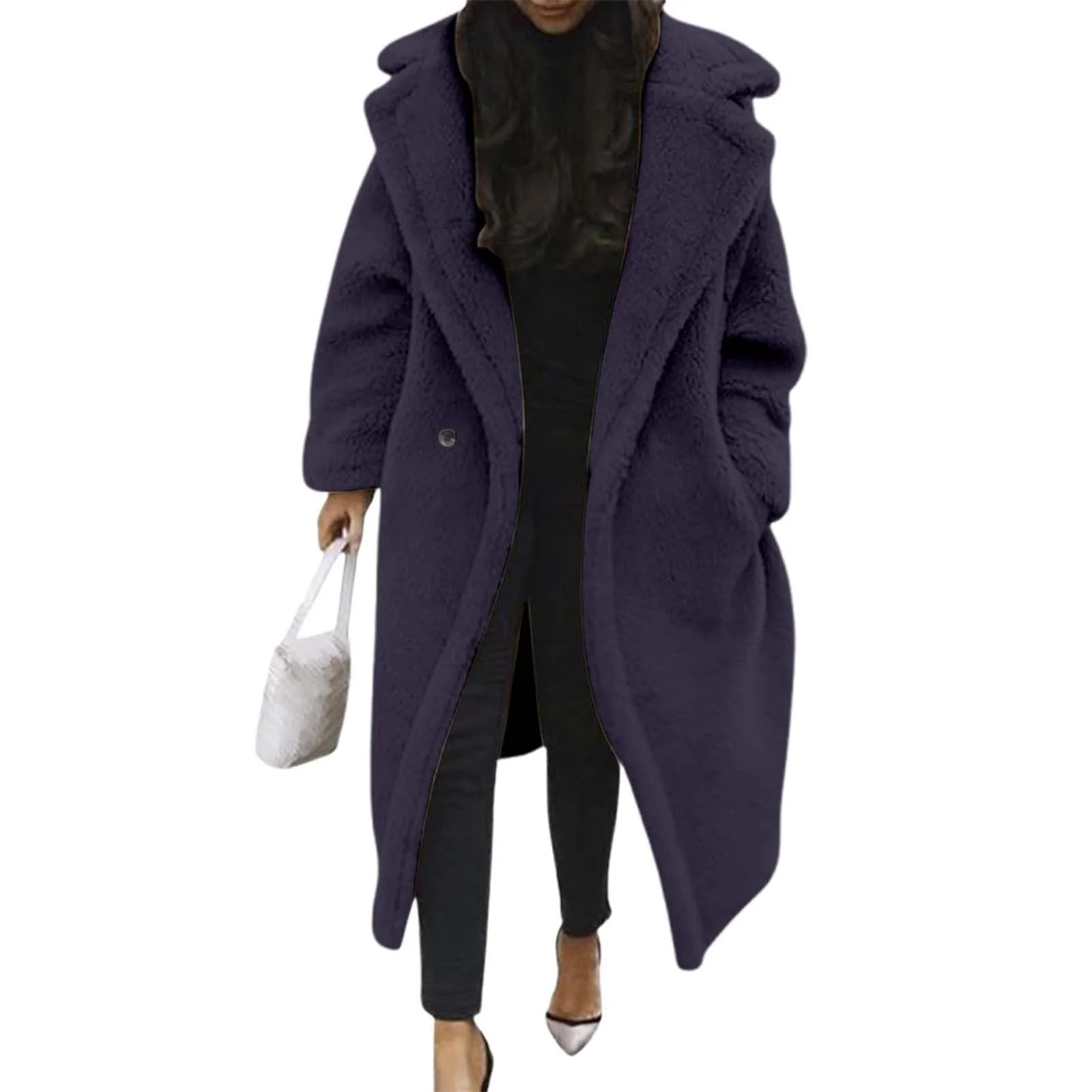 Куртка Teddy Fleece Жіноча Довга, фото №2 Куртка Teddy Fleece Жіноча Довга, фото №2