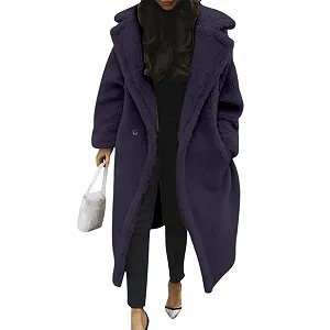 Куртка Teddy Fleece Женская Длинная synthetic.ua - Фото 1