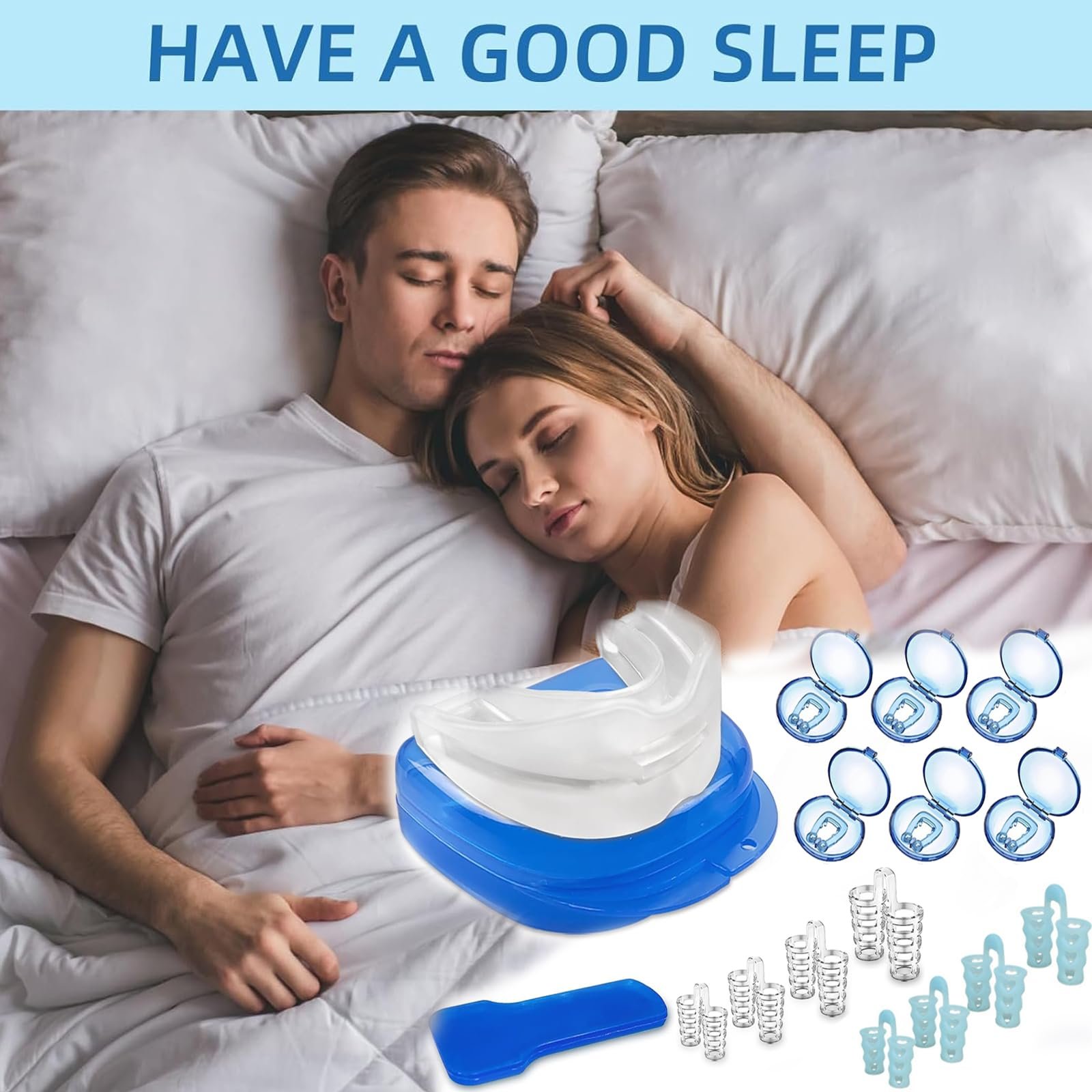 Стопери від хропіння (16 шт.) Магнітна кліпса, фото №7 Стопери від хропіння (16 шт.) Магнітна кліпса, фото №7