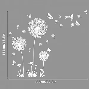 Наклейка на стіну Кульбаба Квіти synthetic.ua - Фото 1