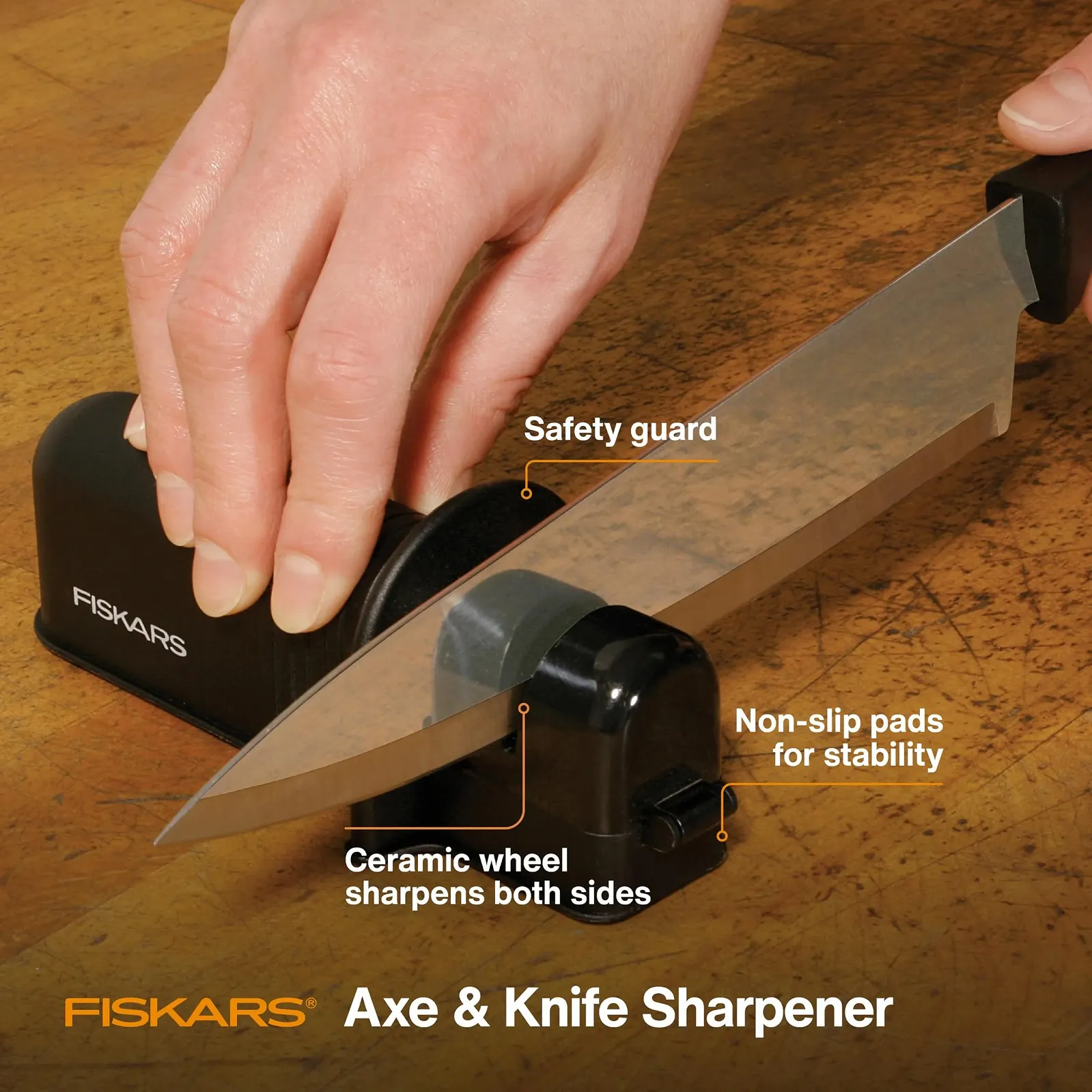 Точилка для сокир та ножів Fiskars Fibercomp, фото №2