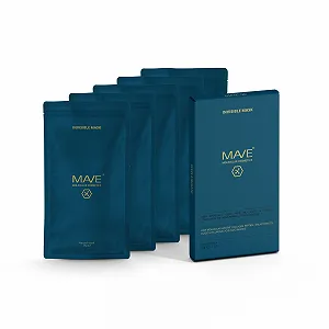 Маска для лица MAVE Invisible Collagen, Ночная маска для интенсивного увлажнения, против старения и сужения пор, гиалурон, для упругости, 5 шт - Фото 1