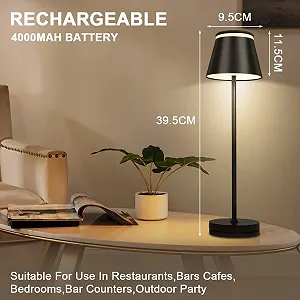 Настільна лампа HOTUT (Набір із 2 шт.) LED акумуляторна бездротова USB водонепроникна synthetic.ua - Фото 1