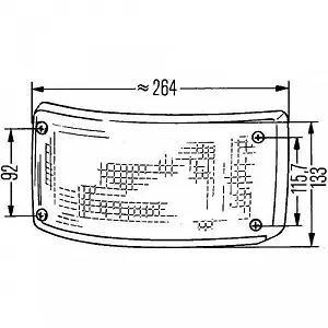 Фонарь заднего хода HELLA 2ZR 005 603-061 для AUWÄRTER IKARUS MAN SCANIA VOLVO TAM synthetic.ua - Фото 1