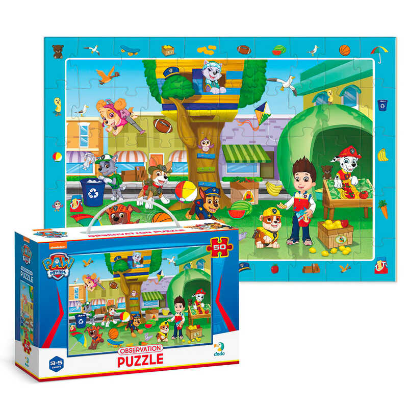 гр Пазл обсерваційний на 50 елементів Paw Patrol Літні розваги 200464 63 DoDo в коробці, фото №1
