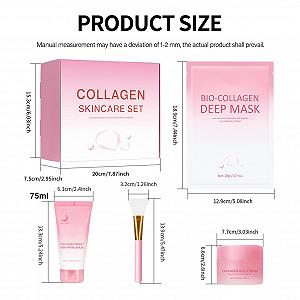 Маска-пилинг для лица, Soothing Moisturizer Mask с кистью, освежающие средства для красоты для сухой, жирной, чувствительной, комбинированной кожи, увлажняющие процедуры для лица, 75 мл synthetic.ua - Фото 1