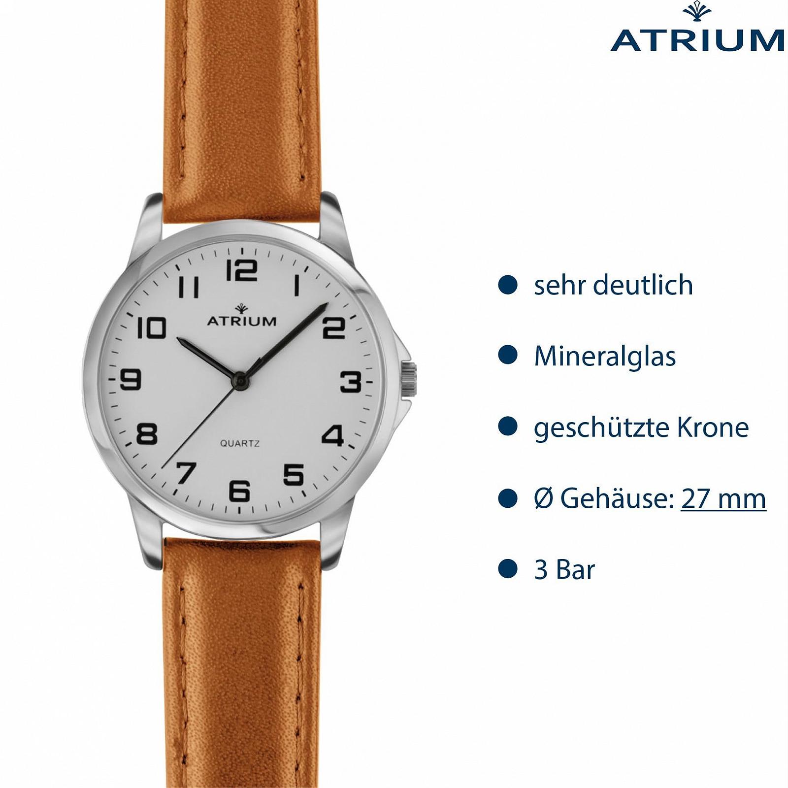 Годинник жіночий Atrium A37-17 Аналоговий Кварцовий Світло-Коричневий Camel, фото №3