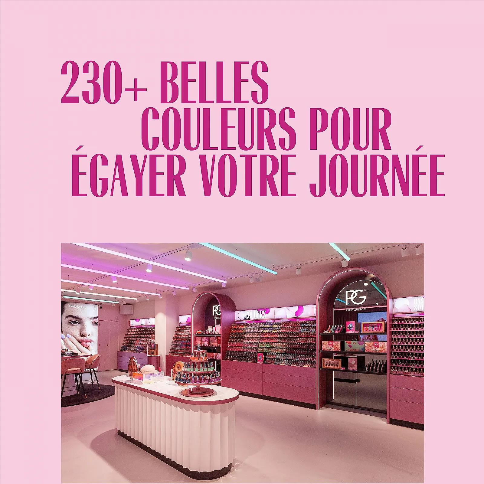 Гель-лак Pink Gellac 217 Wonderful Blue, 15 мл, синий, фото №6 Гель-лак Pink Gellac 217 Wonderful Blue, 15 мл, синий, фото №6