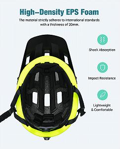 Шолом Favoto MTB з козирком, легкий, технологія Double Inmould, для чоловіків та жінок synthetic.ua - Фото 1