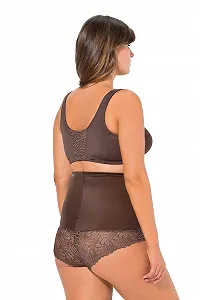 Бюстгальтер Ulla Popken Kelly Fit 801081 Plus Size Curvy Pastel застібка спереду без кісточоr synthetic.ua - Фото 1