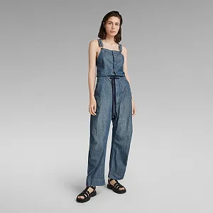 Жіночий комбінезон G-Star 3D Bib Overall Antic Faded Aegean Blue - XS - Фото 1