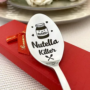Ложка з гравіюванням Chocolate Killer з іменем у подарунковій коробці - Фото 1