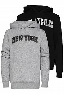 Худи Urban Classics Комплект 2 шт. - Длинный рукав - Los Angeles & New York - Фото 1