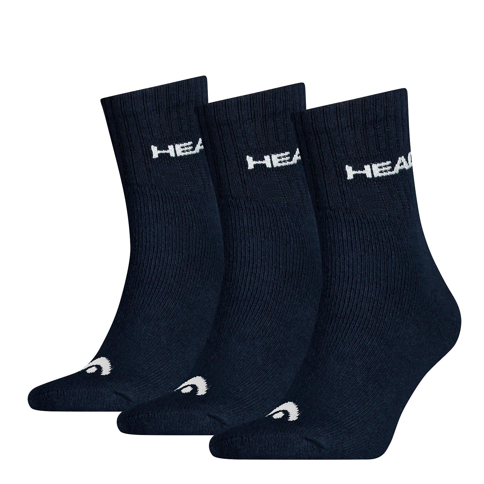 Шкарпетки Head SHORT CREW 3P Темно-синій  39-42, фото №2