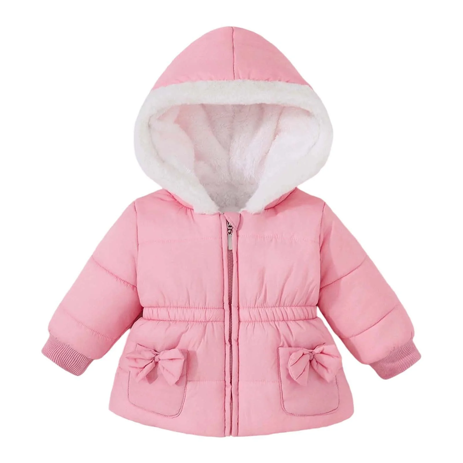 Зимова куртка для дівчат, тепла стьобана куртка, довга, фото №1