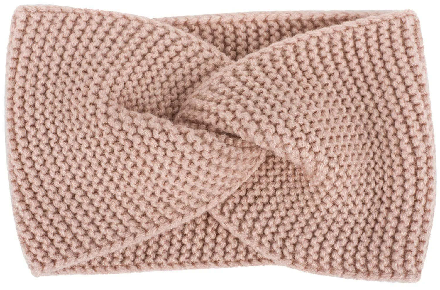 Пов'язка на голову В'язана styleBREAKER 04026054 з вузлами, часниковий візерунок, тепла зимова, фото №1