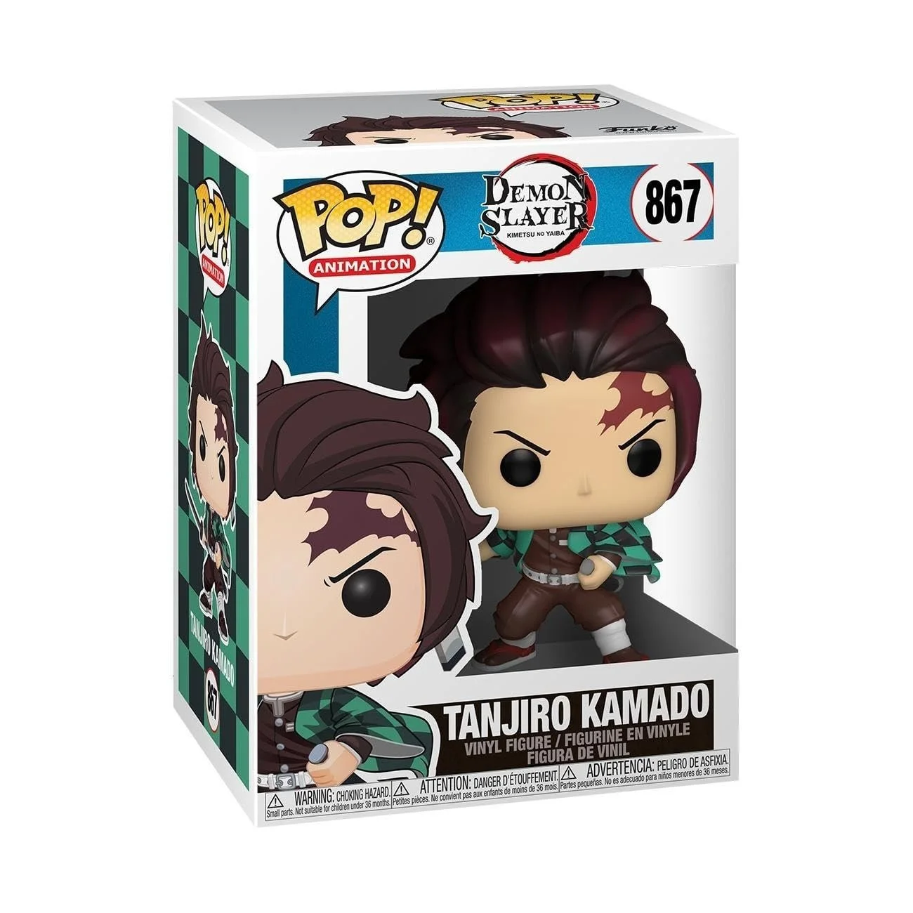Коллекционная фигурка Funko Pop! Animation: Demon Slayer Tanjiro Kamado Виниловая, фото №1